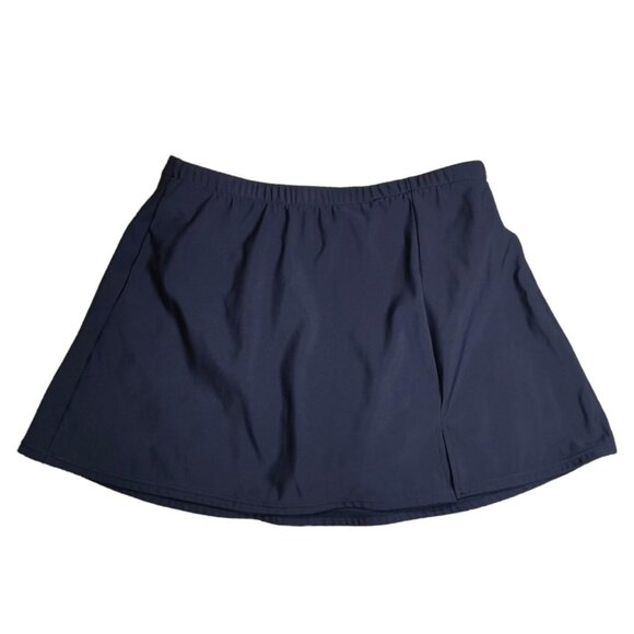 Y2K Black Stretchy Swimsuit Swim Skirt - Picture 4 of 5